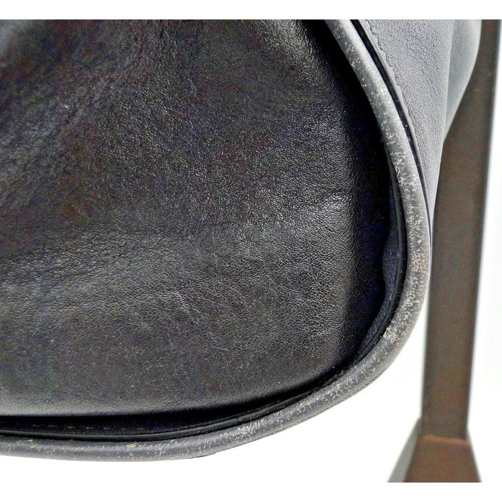 Coach Legacy Embossed‎ Leather Chelsea Handbag 25828 Gray Black Carryall Quilted